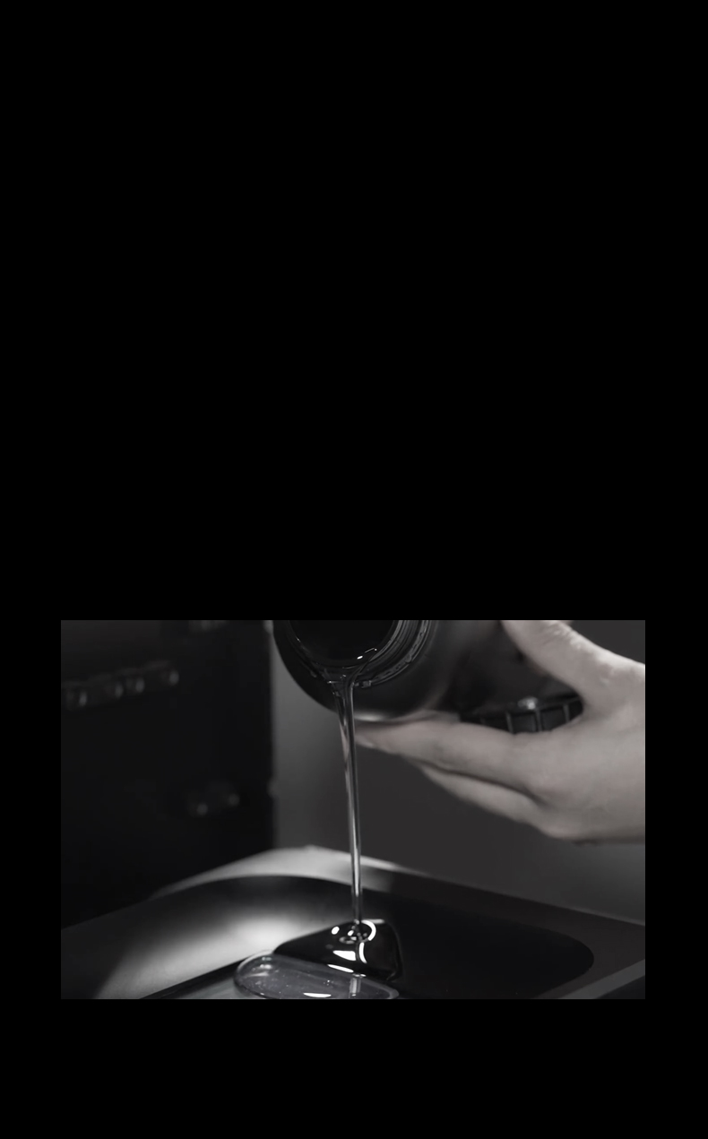 Resin pouring process