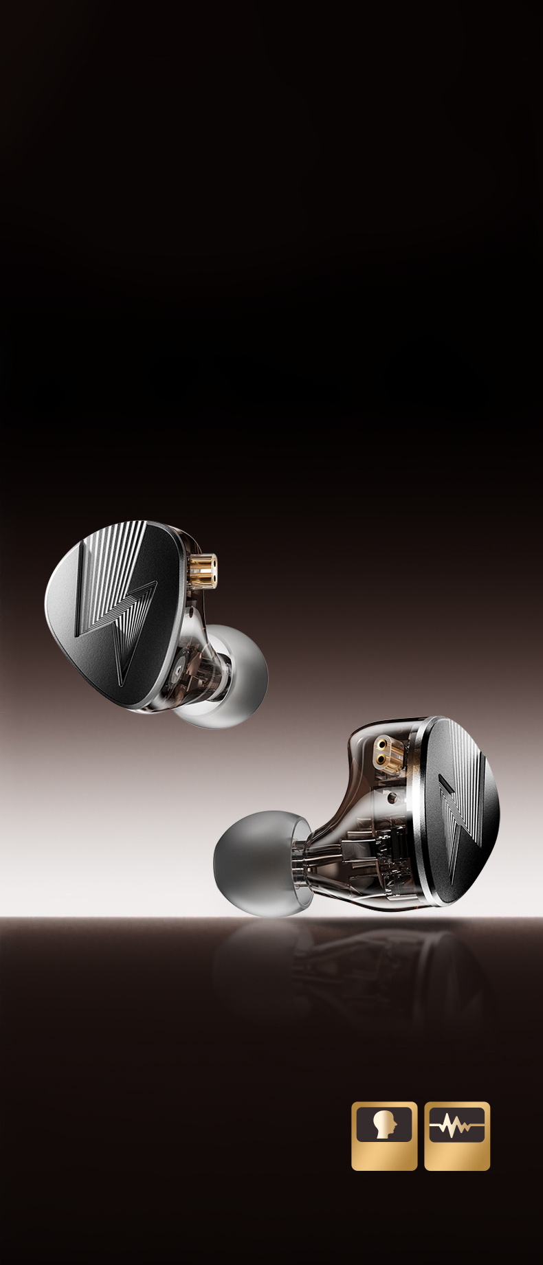 CC10 earphones product render